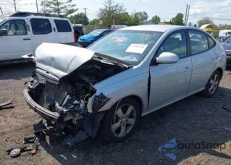 2008 Hyundai Elantra Gls/Se из США, поврежденный, VIN KMHDU46D58U433076